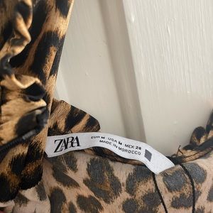 Zara leopard print dress